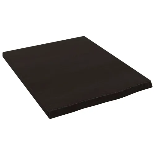 Kupaonska radna ploča tamnosmeđa 40x50x(2-4) cm tretirano drvo - Tamno smeđa 40 x 50 x 4 cm Cijena