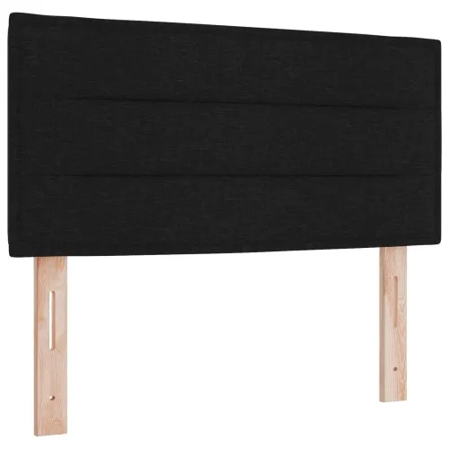 Boxspring krevet s madracem Crna 90 x 200 cm Tkanina - Crna 90 x 200 cm Dizajn linija Cijena