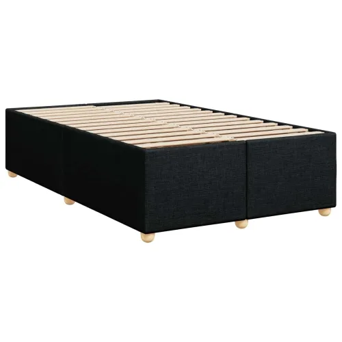 Boxspring krevet s madracem Crna 120 x 190 cm Tkanina - Crna 120 x 190 cm Dizajn linija Cijena