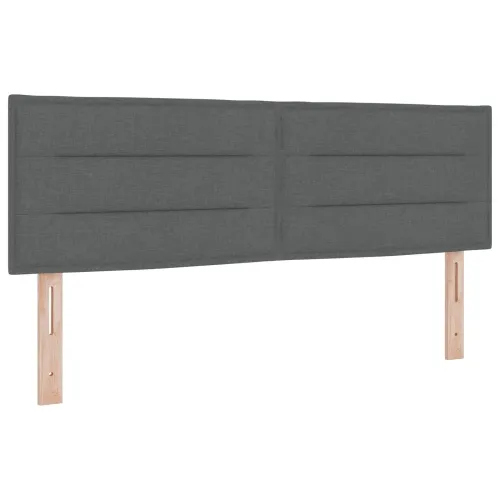 Boxspring krevet s madracem Tamnosiva 140 x 190 cm Tkanina - Tamnosiva 140 x 190 cm Dizajn linija Cijena