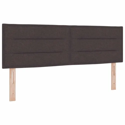 Boxspring krevet s madracem Tamno smeđa 140 x 190 cm Tkanina - Tamno smeđa 140 x 190 cm Dizajn linija Cijena