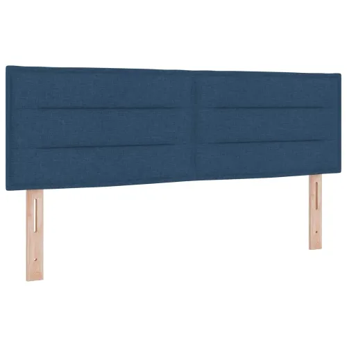 Boxspring krevet s madracem Plava 140 x 190 cm Tkanina - Plava 140 x 190 cm Dizajn linija Cijena