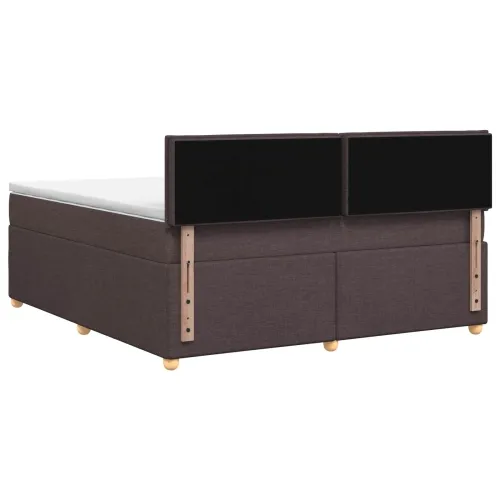 Boxspring krevet s madracem Tamno smeđa 140 x 200 cm Tkanina - Tamno smeđa 140 x 200 cm Dizajn linija Cijena