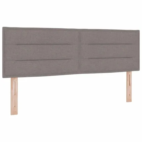 Boxspring krevet s madracem Sivosmeđa 160 x 200 cm Tkanina - Sivosmeđa 160 x 200 cm Dizajn linija Cijena