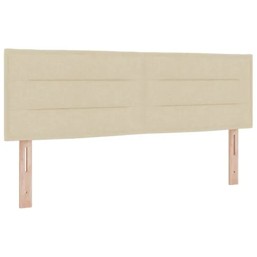 Boxspring krevet s madracem Krem 160 x 200 cm Tkanina - Krem 160 x 200 cm Dizajn linija Cijena
