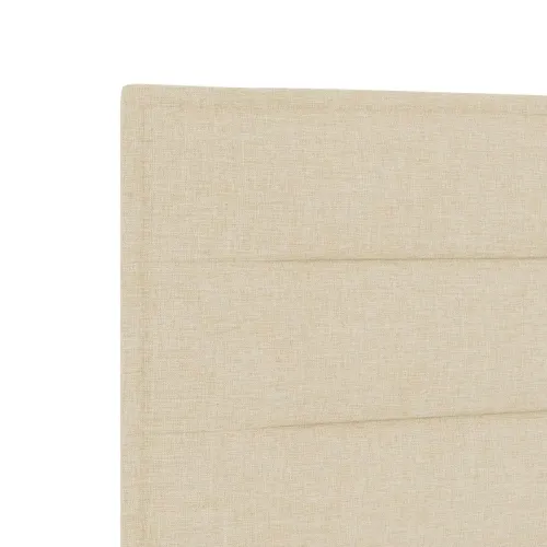 Boxspring krevet s madracem Krem 160 x 200 cm Tkanina - Krem 160 x 200 cm Dizajn linija Cijena
