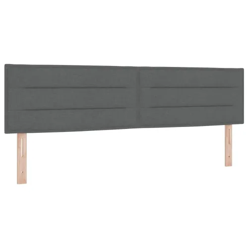 Boxspring krevet s madracem Tamnosiva 180 x 200 cm Tkanina - Tamnosiva 180 x 200 cm Dizajn linija Cijena