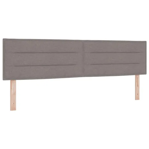 Boxspring krevet s madracem Sivosmeđa 180 x 200 cm Tkanina - Sivosmeđa 180 x 200 cm Dizajn linija Cijena