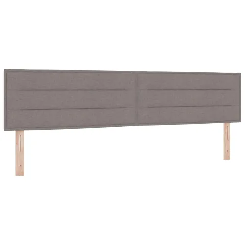 Boxspring krevet s madracem Sivosmeđa 200 x 200 cm Tkanina - Sivosmeđa 200 x 200 cm Dizajn linija Cijena