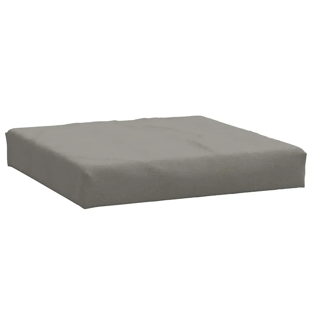 Jastuk za palete prošarani tamnosivi 60x60x9 5 cm od tkanine - Tamno siva naslon za noge