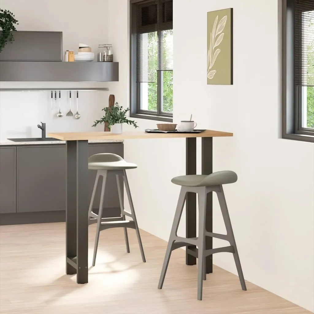 Noge za barski stol antracit boje 2 kom 50 x (110-111) cm čelik - Antracit 50 x (110-111) cm