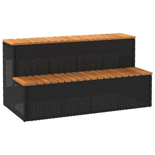 Stepenica za hidromasažnu kadu crna 100x50x50,5 cm - Crna 100 x 50 x 50.5 cm Cijena