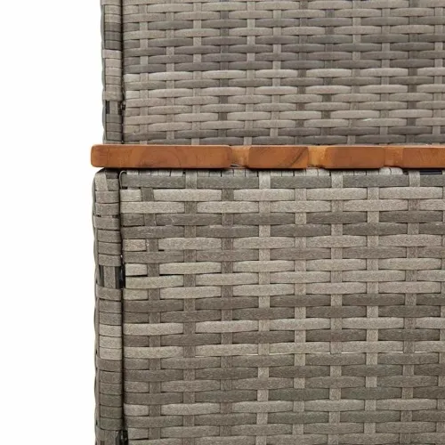 siva hidromasažna kada 100x50x50,5 cm poliratan i puna bagrem - Siva 100 x 50 x 50.5 cm Cijena