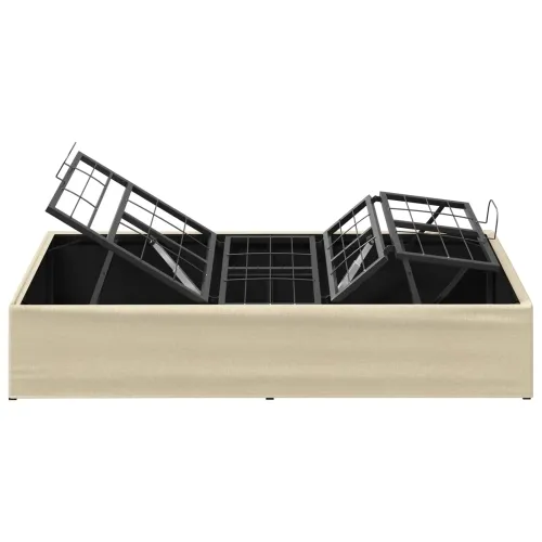 Električni podesivi okvir kreveta Krem 200 x 90 x 33,5 cm Čelik - Krem 90 x 200 cm Cijena