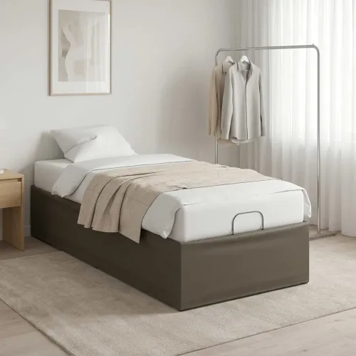Električni podesivi okvir kreveta Siva 200 x 90 x 33,5 cm Čelik - Siva 90 x 200 cm Cijena