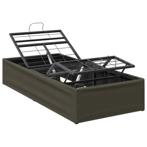Električni podesivi okvir kreveta Siva 200 x 90 x 33,5 cm Čelik - Siva 90 x 200 cm Cijena