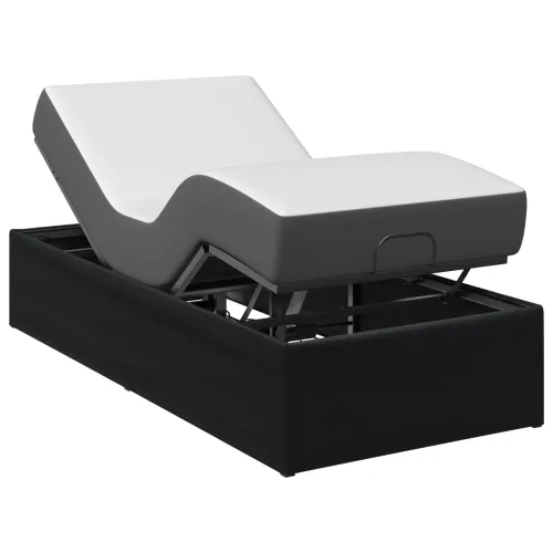 Električni podesivi okvir kreveta Crna 200 x 90 x 33,5 cm Čelik - Crna 90 x 200 cm Cijena