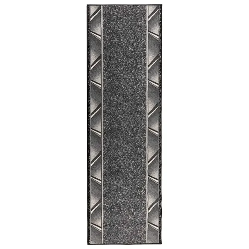 Trkački tepih FLORNES Tkani Siva PP 7 mm - Sivi cik-cak 80 x 250 cm Cijena