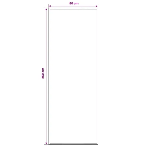Trkački tepih FLORNES Tkani Siva PP 7 mm - Sive pruge 80 x 250 cm Cijena