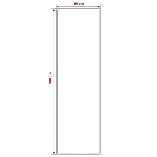 Trkački tepih FLORNES Tkani Siva PP 7 mm - Sive pruge 80 x 300 cm Cijena