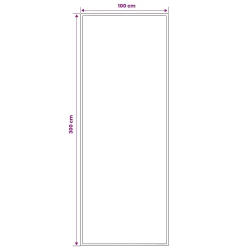 Trkački tepih FLORNES Tkani Siva PP 7 mm - Sive pruge 100 x 300 cm Cijena