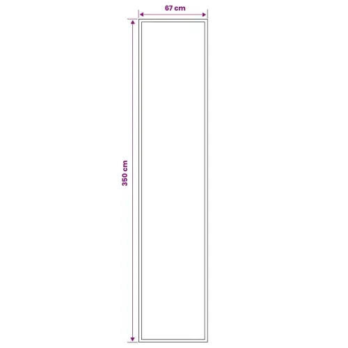 Trkački tepih FLORNES Tkani Ekr PP 7 mm - Ecru uzorak 67 x 350 cm Cijena