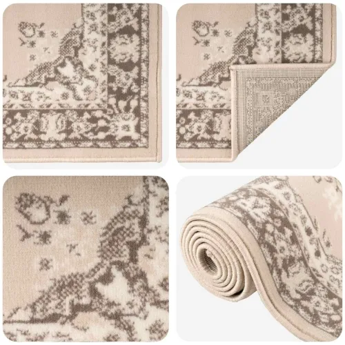 Trkački tepih FLORNES Tkani Ekr PP 7 mm - Ecru uzorak 100 x 150 cm Cijena