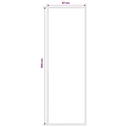 Trkački tepih FLORNES Tkani Siva PP 7 mm - Sivi uzorak 67 x 200 cm Cijena