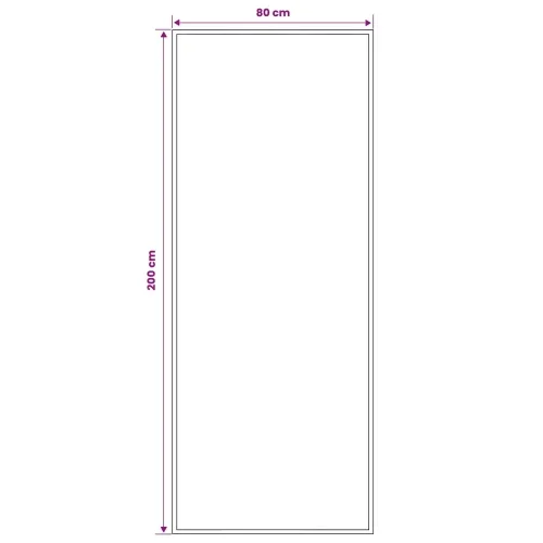 Trkački tepih FLORNES Tkani Siva PP 7 mm - Sivi uzorak 80 x 200 cm Cijena