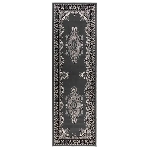 Trkački tepih FLORNES Tkani Siva PP 7 mm - Sivi uzorak 100 x 200 cm Cijena