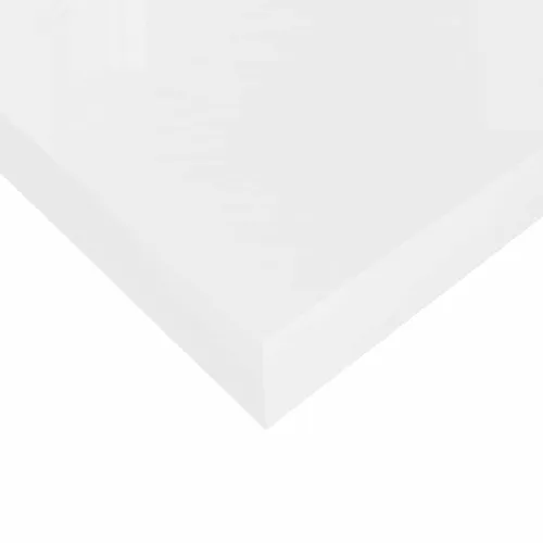 Plutajuća zidna polica visoki sjaj bijela 120x23,5x3,8 cm MDF - Visoko sjajno bijela 120 x 23.5 x 3.8 cm 1 Cijena