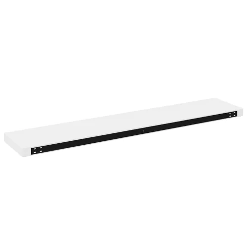 Plutajuća zidna polica visoki sjaj bijela 120x23,5x3,8 cm MDF - Visoko sjajno bijela 120 x 23.5 x 3.8 cm 1 Cijena