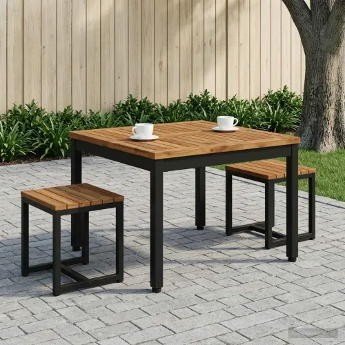 Stolić za kavu Prirodna i crna 60 x 60,5 x 36 cm - 60 x 60,5 x 36 cm Prirodna i crna Cijena