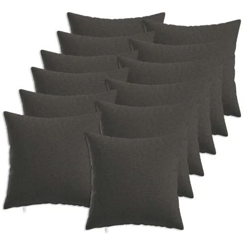 Presvlaka za jastuk 12 kom. HEERLEN Tamnosiva 50 x 50 cm - Tamnosiva 50 x 50 cm 12 Cijena