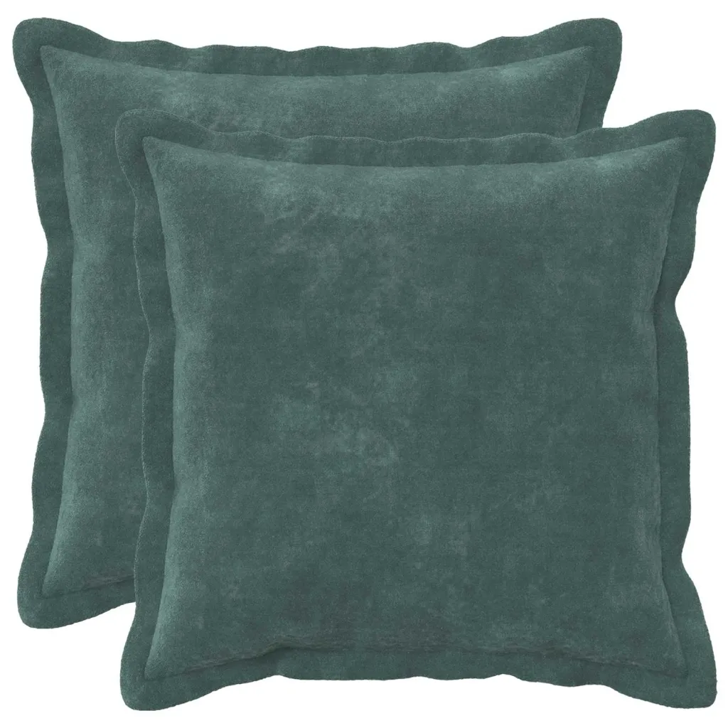 Presvlaka za jastuk 2 kom. HOUTEN Morska plava 35 x 35 cm - Dizajn s paspulom Morska plava 35 x 35 cm