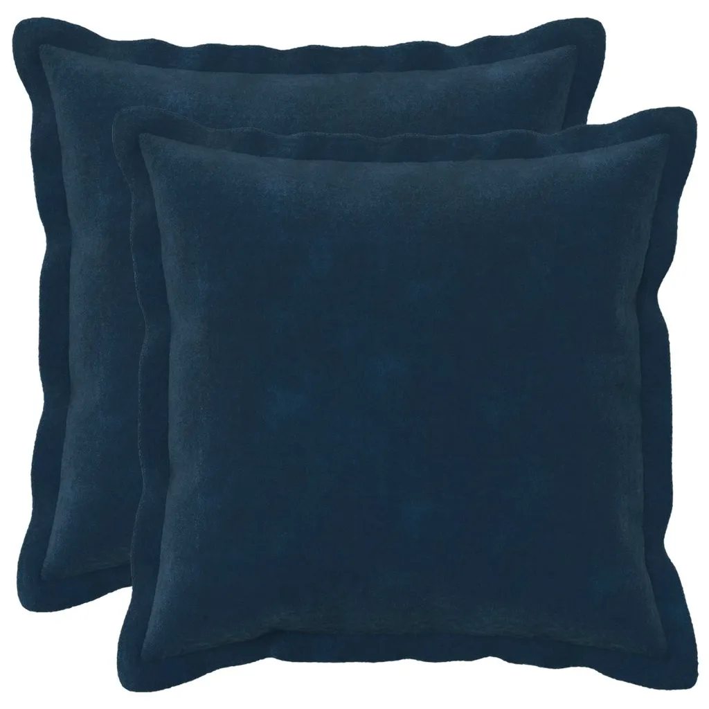 Presvlaka za jastuk 2 kom. HOUTEN Plava 35 x 35 cm - Dizajn s paspulom Plava 35 x 35 cm