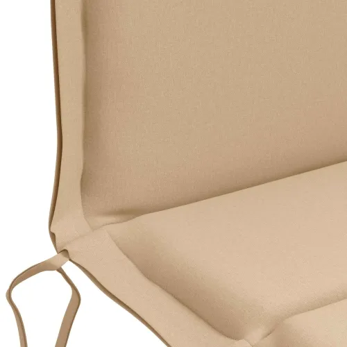 Jastučići za stolice s visokim naslonom - 6 komada GEMERT 6 pcs - Pješčana (melange) 110 x 50 x 3 cm 6 Cijena
