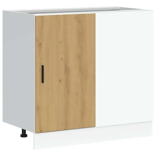 Podni ormarić za Lavabo - Umivaonik “Lyon” Artisan hrast, inženjersko drvo - hrast artisan 1 x kutni donji ormarić (1 vrata) 86  Cijena