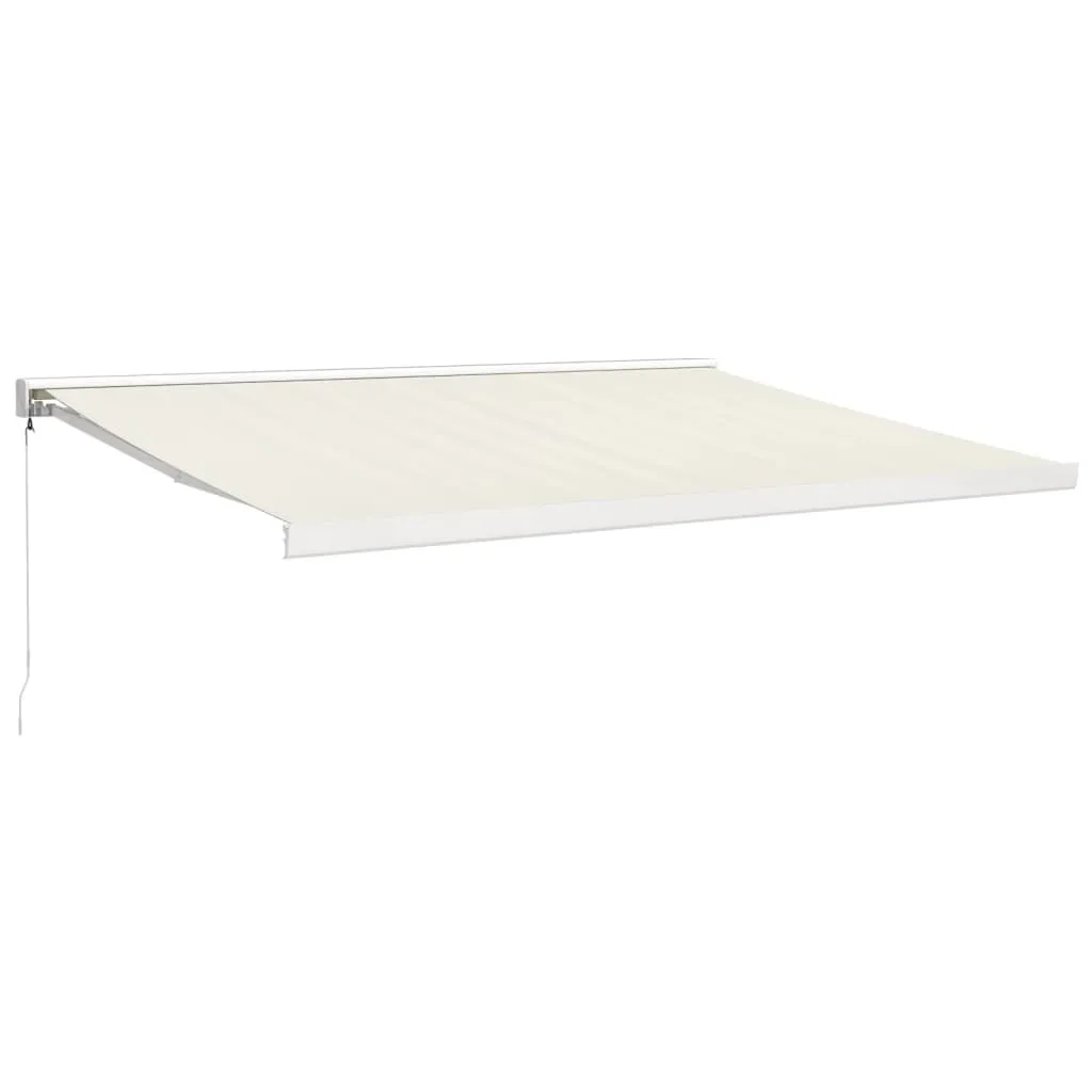 Ručno sjenilo 4 5 x 3 m Krem 100% poliester - 4 5 x 3 m Bijela Krem