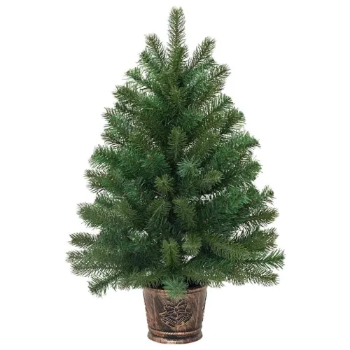 Umjetno božićno drvce s 150 LED svjetlima Zelena 75 cm PE i PVC - 75 cm s LED-ima i ružičastim zlatnim kuglicama Cijena
