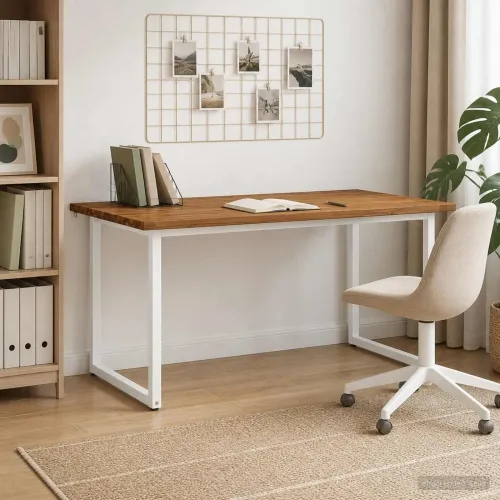 Kvadratni blagovaonski stol 160 x 70 x 75 cm Prirodna - Prirodna i bijela 160 x 70 x 75 cm Četvrtasto Cijena