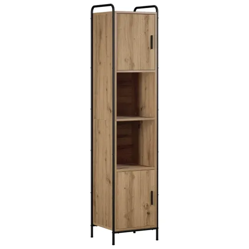 Set ormarića za kupaonicu 4 kom. Hrast artisan 40 x 36 x 181 cm - Hrast artisan Ormar ispod sudopera (3 vrata) + viseći ormar +  Cijena
