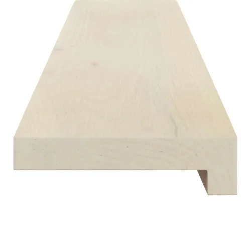 Stepenica 2 kom. 110 x 30 x 2 cm Bijela Čvrsto Hrastovo Drvo - Bijela 110 x 30 x 2 cm 2 Cijena