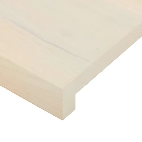 Stepenica 8 kom. 110 x 30 x 2 cm Bijela Čvrsto Hrastovo Drvo - Bijela 110 x 30 x 2 cm 8 Cijena