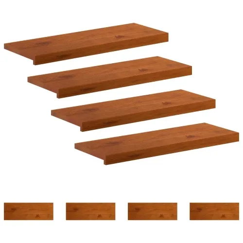 Stepenica 8 kom. 70 x 25 x 2 cm Smeđa Čvrsto Hrastovo Drvo - Smeđa 70 x 25 x 2 cm 8 Cijena