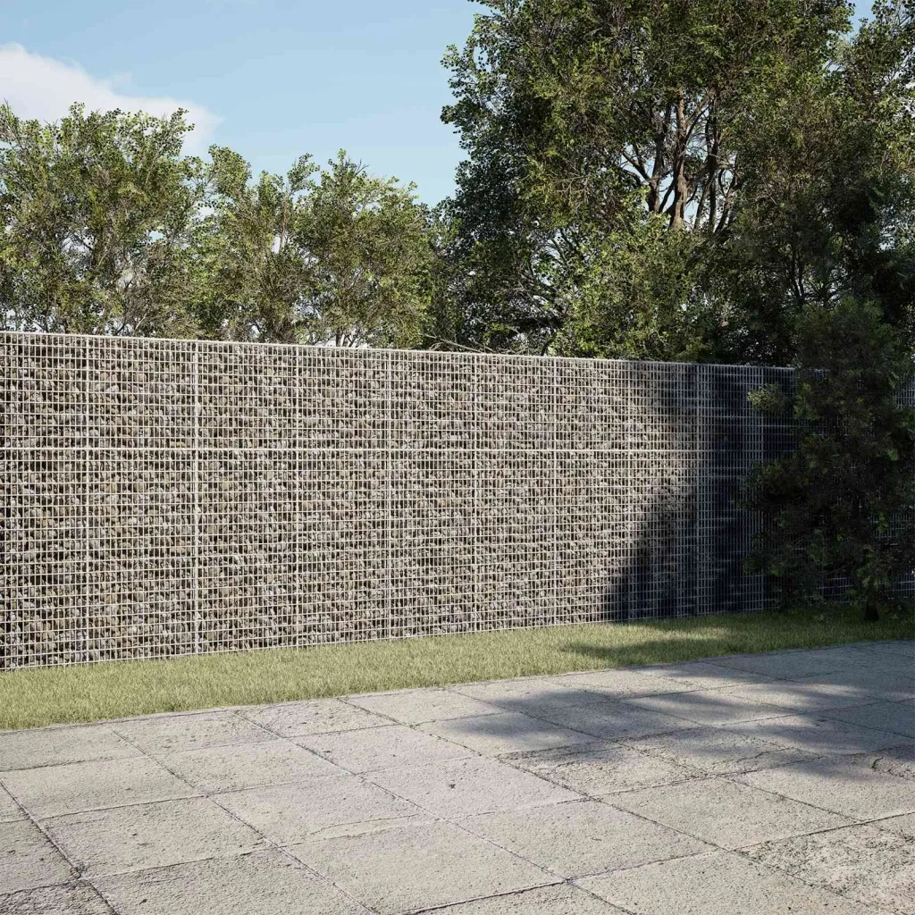 Gabion s žicom debljine 3 5 mm i mrežom 5x2 5 cm 500x10x150 cm - 10 cm 150 cm 500 cm