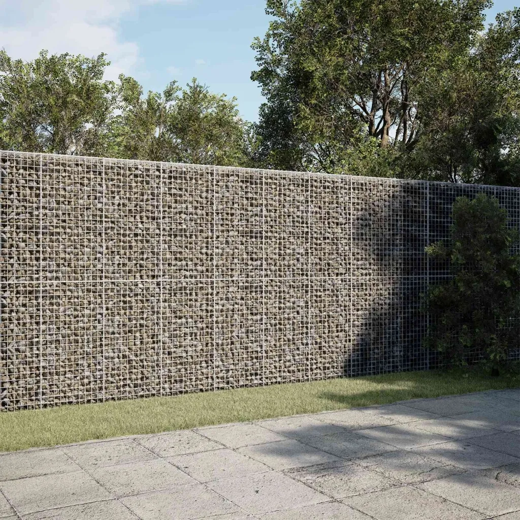 Gabion s žicom debljine 3 5 mm i mrežom 5x5 cm 500x10x200 cm - 10 cm 200 cm 500 cm