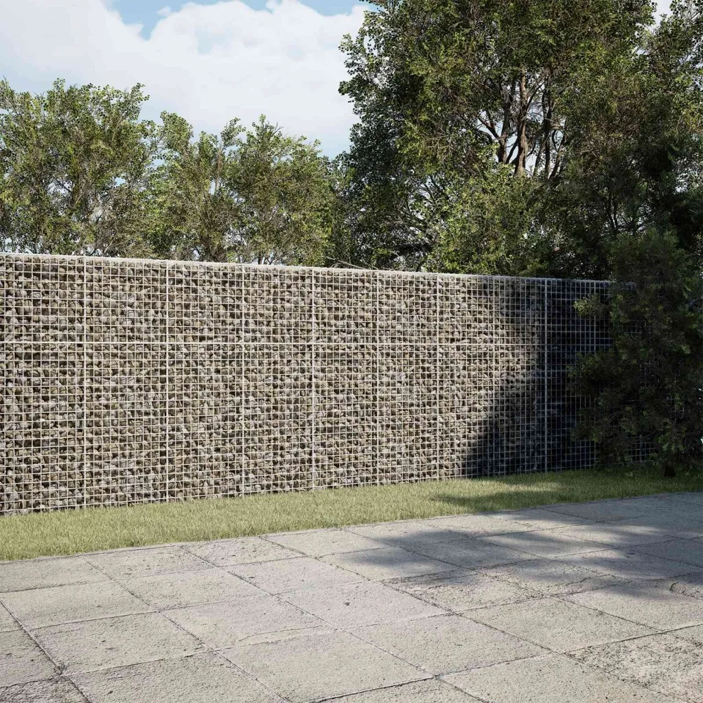 Gabion s žicom debljine 3 5 mm i mrežom 5x5 cm 600x20x150 cm - 20 cm 150 cm 600 cm