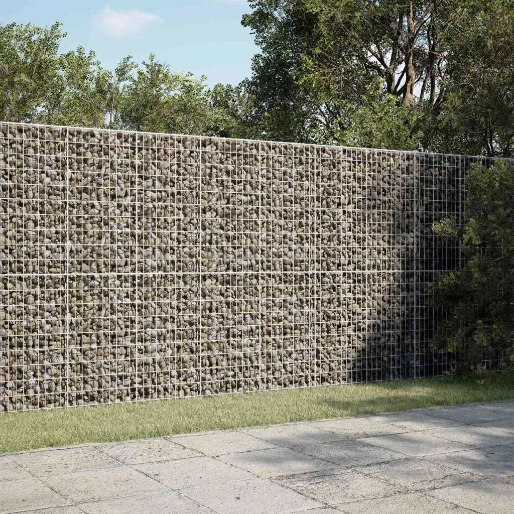 Gabion s žicom debljine 3 5 mm i mrežom 5x10 cm 200x20x200 cm - 20 cm 200 cm 200 cm