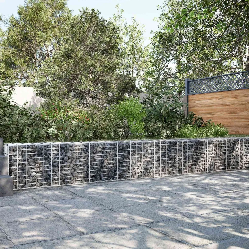 Gabion s žicom debljine 3 5 mm i mrežom 5x10 cm 450x50x50 cm - 50 cm 50 cm 450 cm